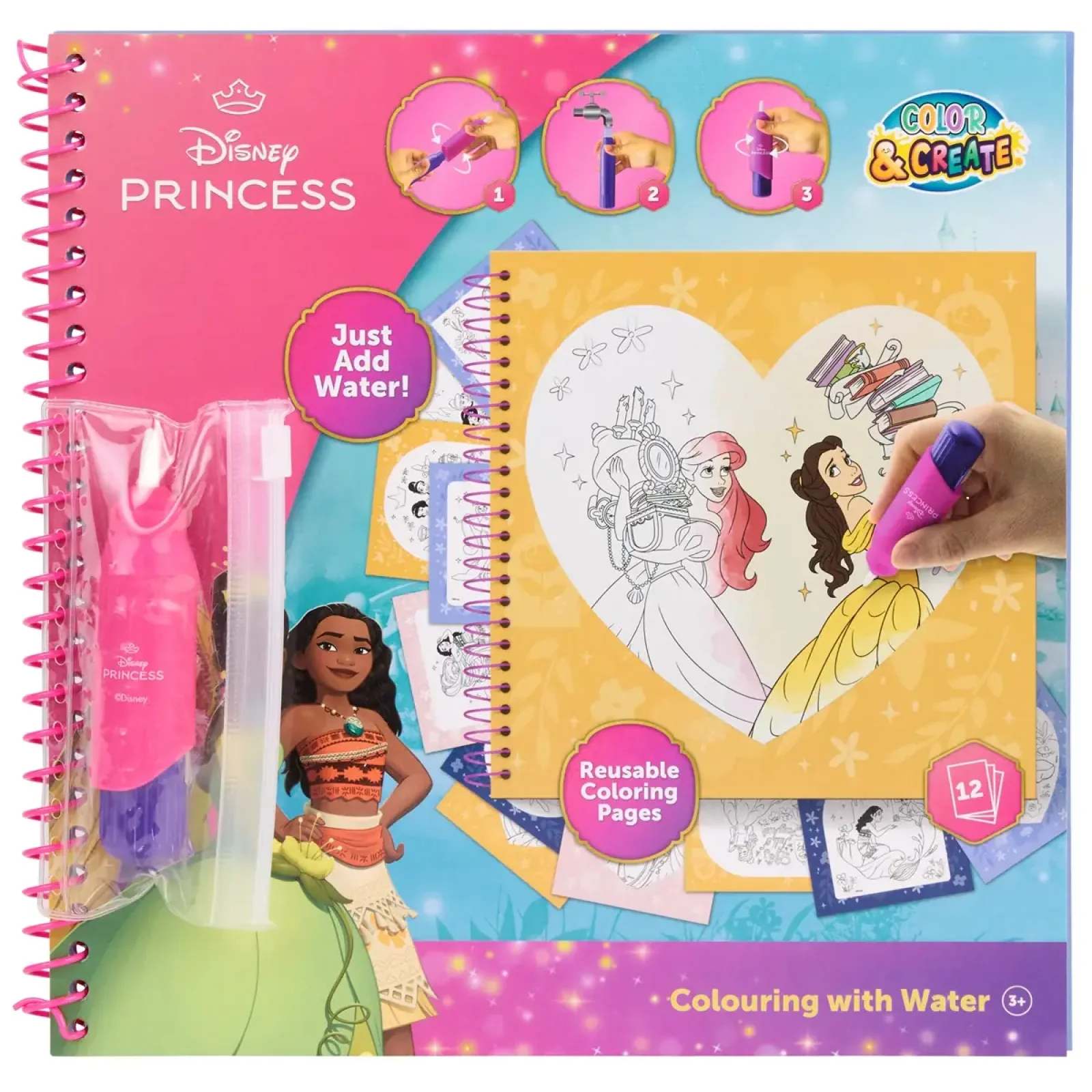 Водна розмальовка Disney Princess (DP252390) UA