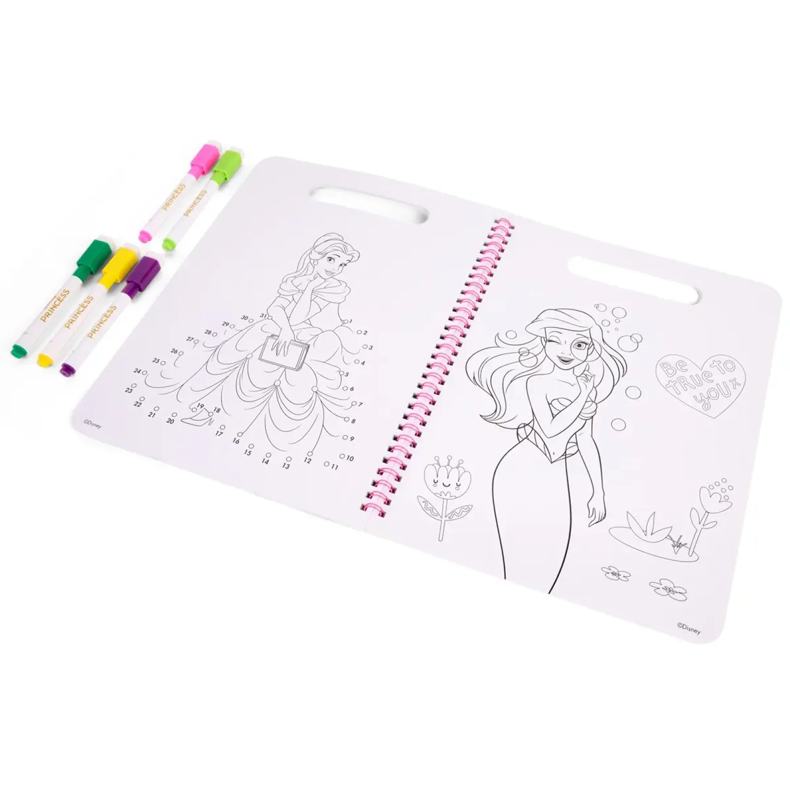 Розмальовка з маркерами, що стираються Disney Princess Актівіті (DP252410) UA
