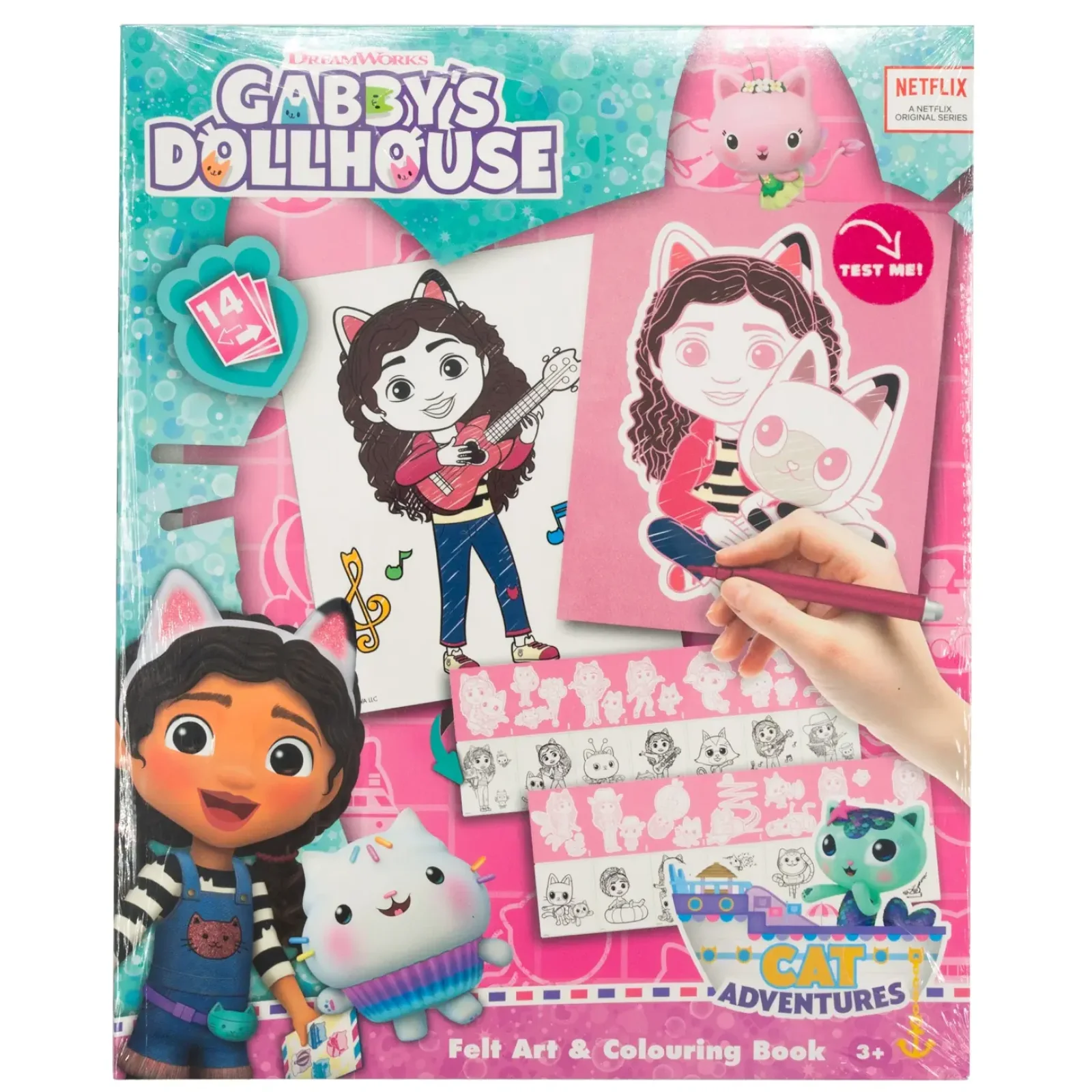 Розмальовка Disney GABBY'S DOLLHOUSE Фетрова (GD23351) UA