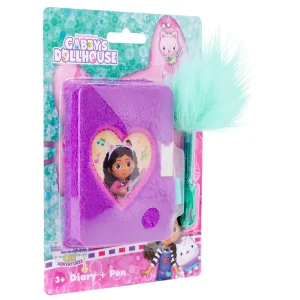 Пушистый блокнот на замочке с ручкой Disney GABBY'S DOLLHOUSE (GD99988) UA