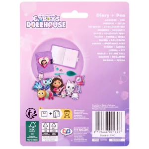 Пушистый блокнот на замочке с ручкой Disney GABBY'S DOLLHOUSE (GD99988) UA