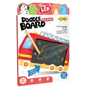 Планшет для малювання Doodle boards Пожежна машина LCD 8.5' UA