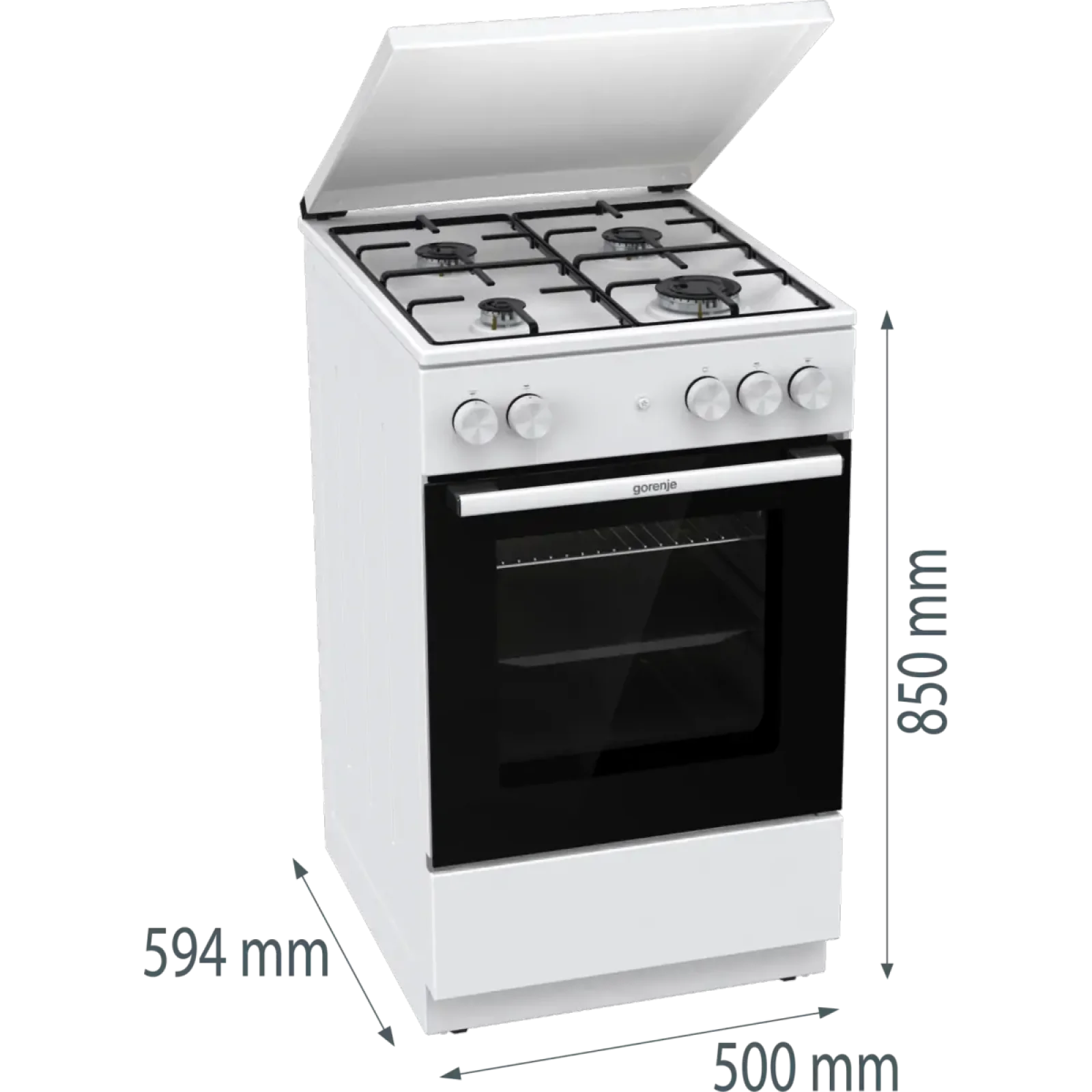 Газова плита Gorenje GG5A14WJ UA