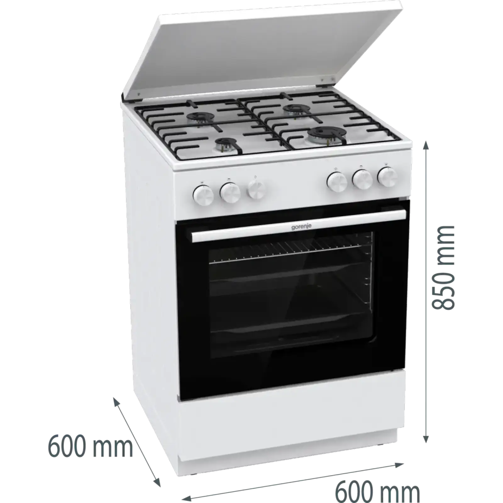 Газовая плита Gorenje GG6A11WH (FG6A3A-HPD7B) UA