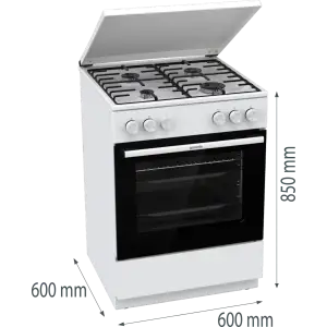 Газовая плита Gorenje GG6A11WH (FG6A3A-HPD7B) UA