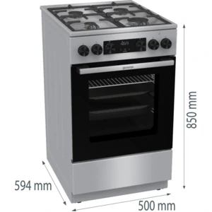Комбінована плита Gorenje GKS5C70HXF UA
