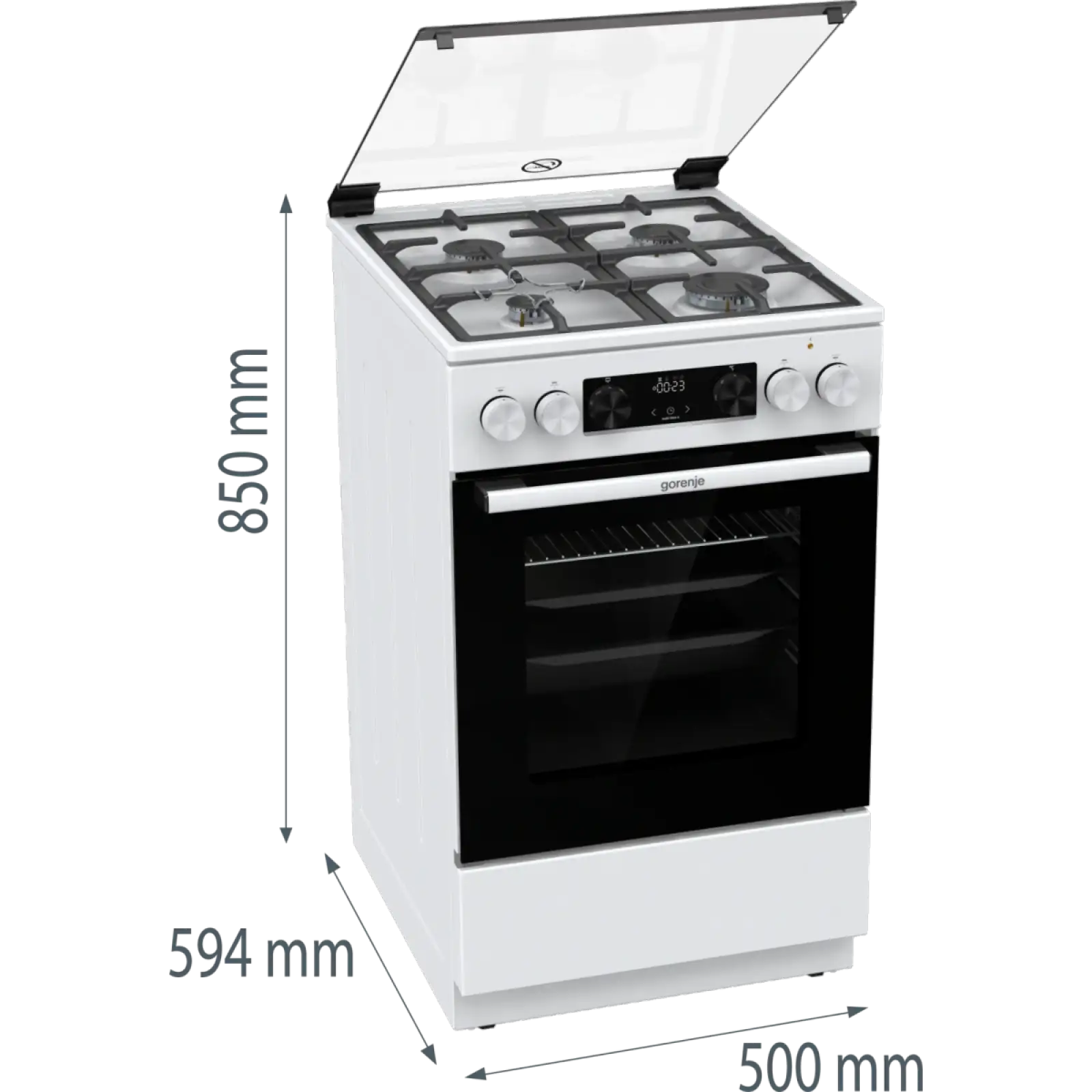 Комбінована плита Gorenje GK5C40WF (FM513D-FPD4B) UA