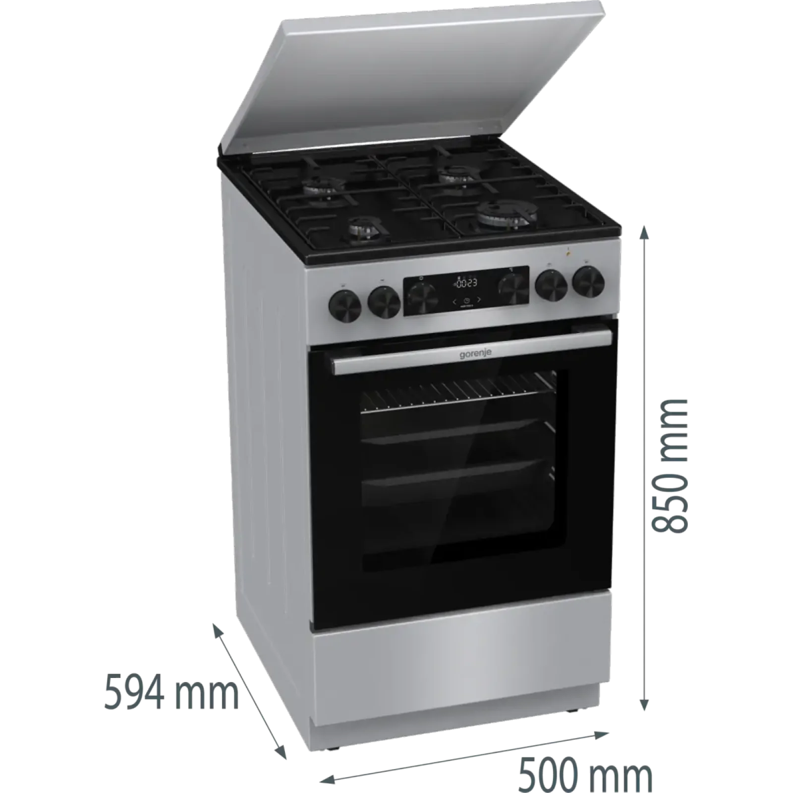 Комбінована плита Gorenje GK5C43SH (FM513D-HPD4B) UA