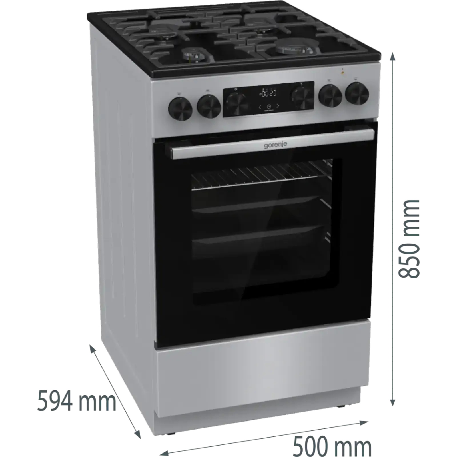 Комбінована плита Gorenje GK5C42SF (FM513D-FPD4B) UA