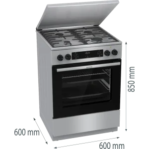 Комбинированная плита Gorenje GKS6C71XF (FM6A4D-FPJDB) UA