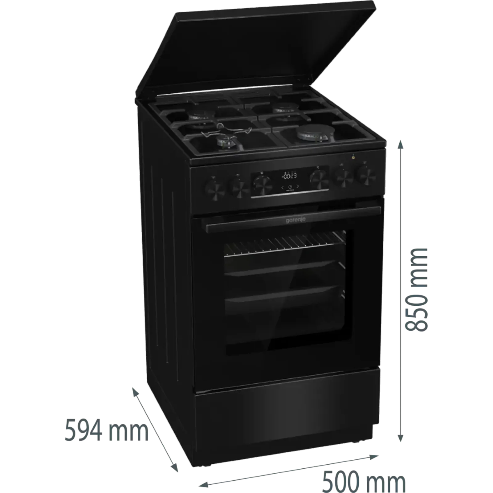 Комбінована плита Gorenje GK5C42BF (FM513D-FPD4B) UA