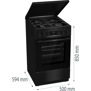 Комбинированная плита Gorenje GK5C42BF (FM513D-FPD4B) UA