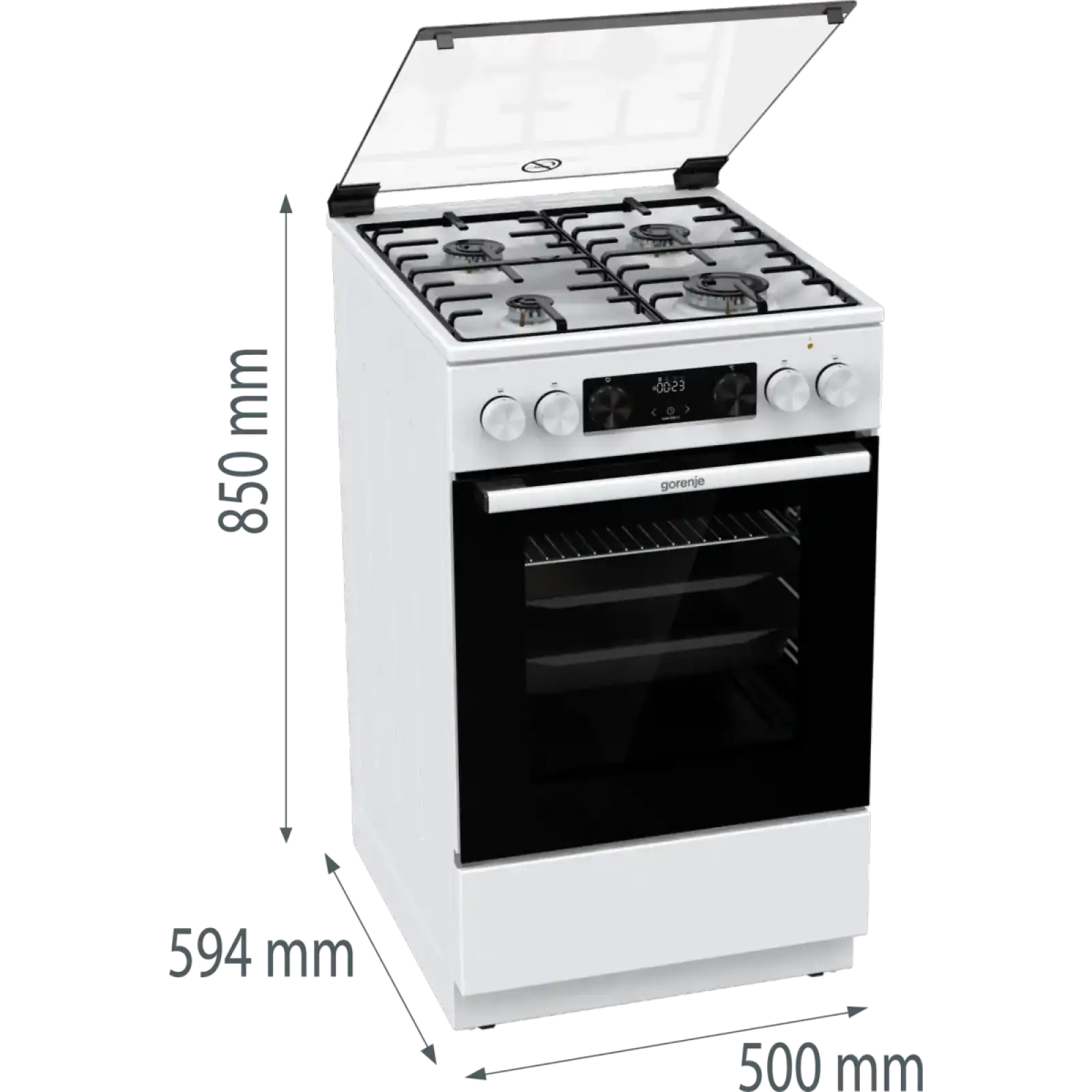 Комбинированная плита Gorenje MEKS5121W UA