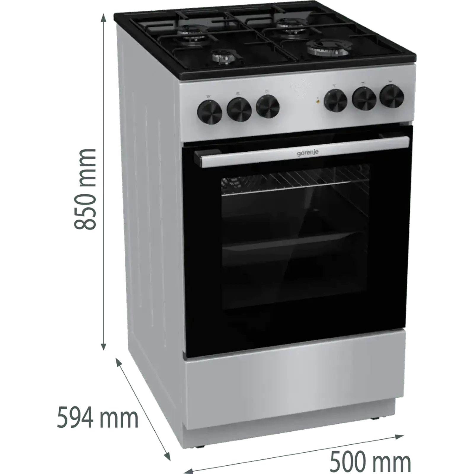 Газовая плита Gorenje MEK 301 1 SB UA