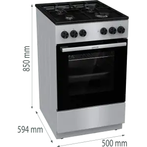 Газовая плита Gorenje MEK 301 1 SB UA