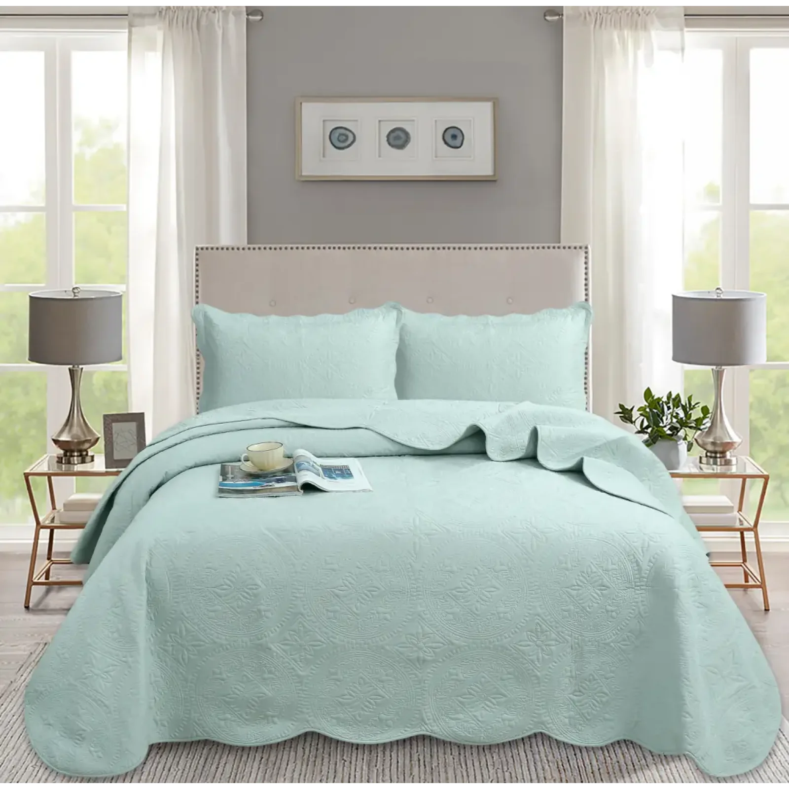 Покривало Soho 220x240 см Circle Pistachio UA