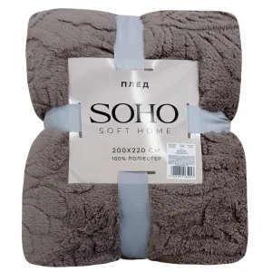 Плед Soho 200х220 см Rasch Latte UA