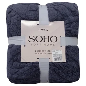 Плед Soho 200х220 см Rasch Grey UA