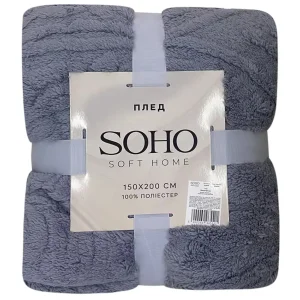 Плед Soho 150х200 см Rasch Silver UA