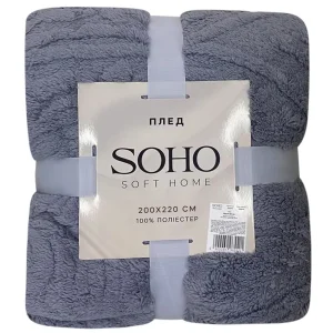 Плед Soho 200х220 см Rasch Silver UA