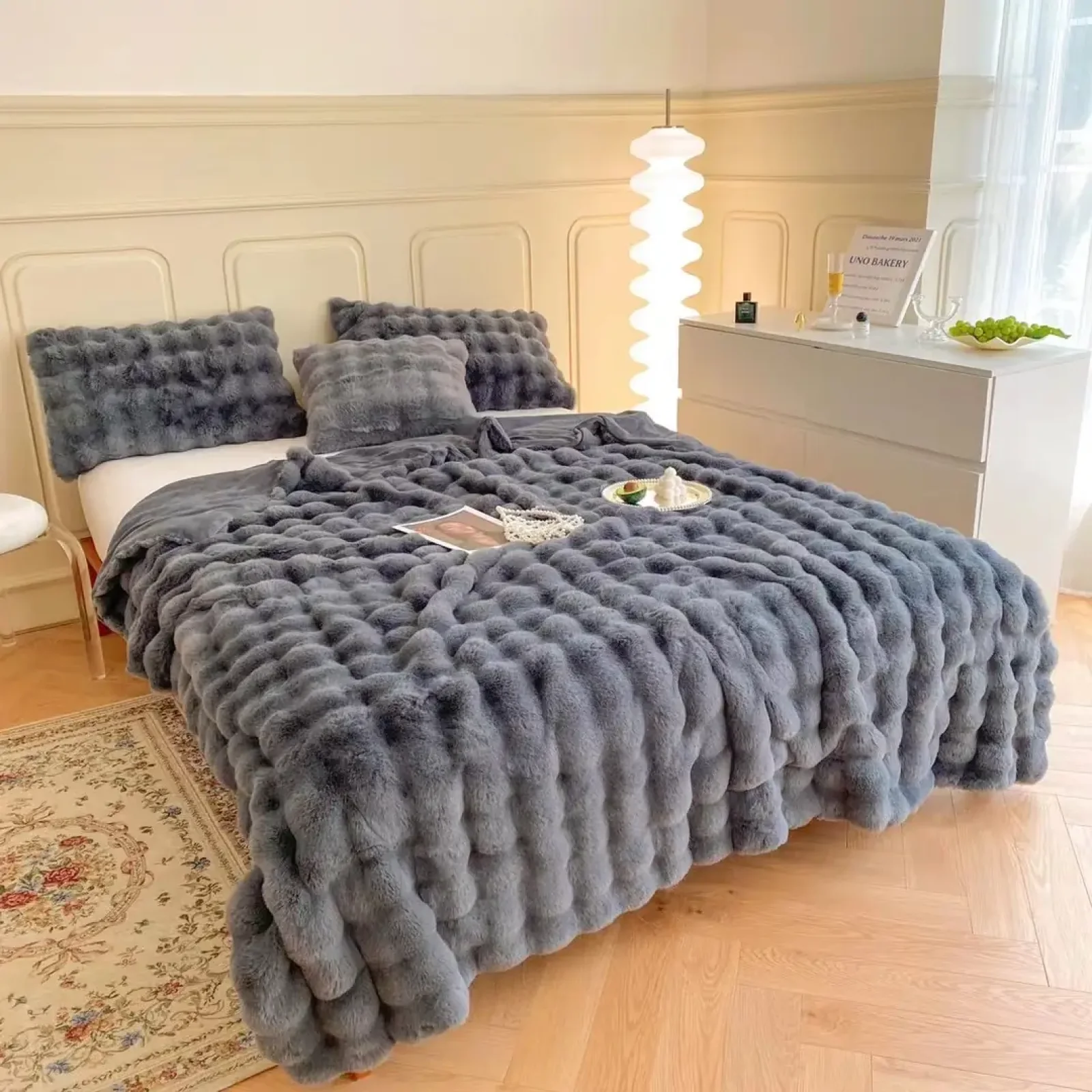 Плед Soho 200х230 см Vip Graphite UA