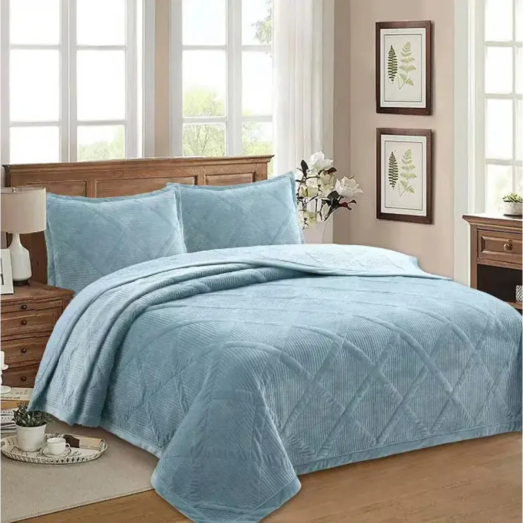 Покрывало Soho 200х230 см Velur Blue UA