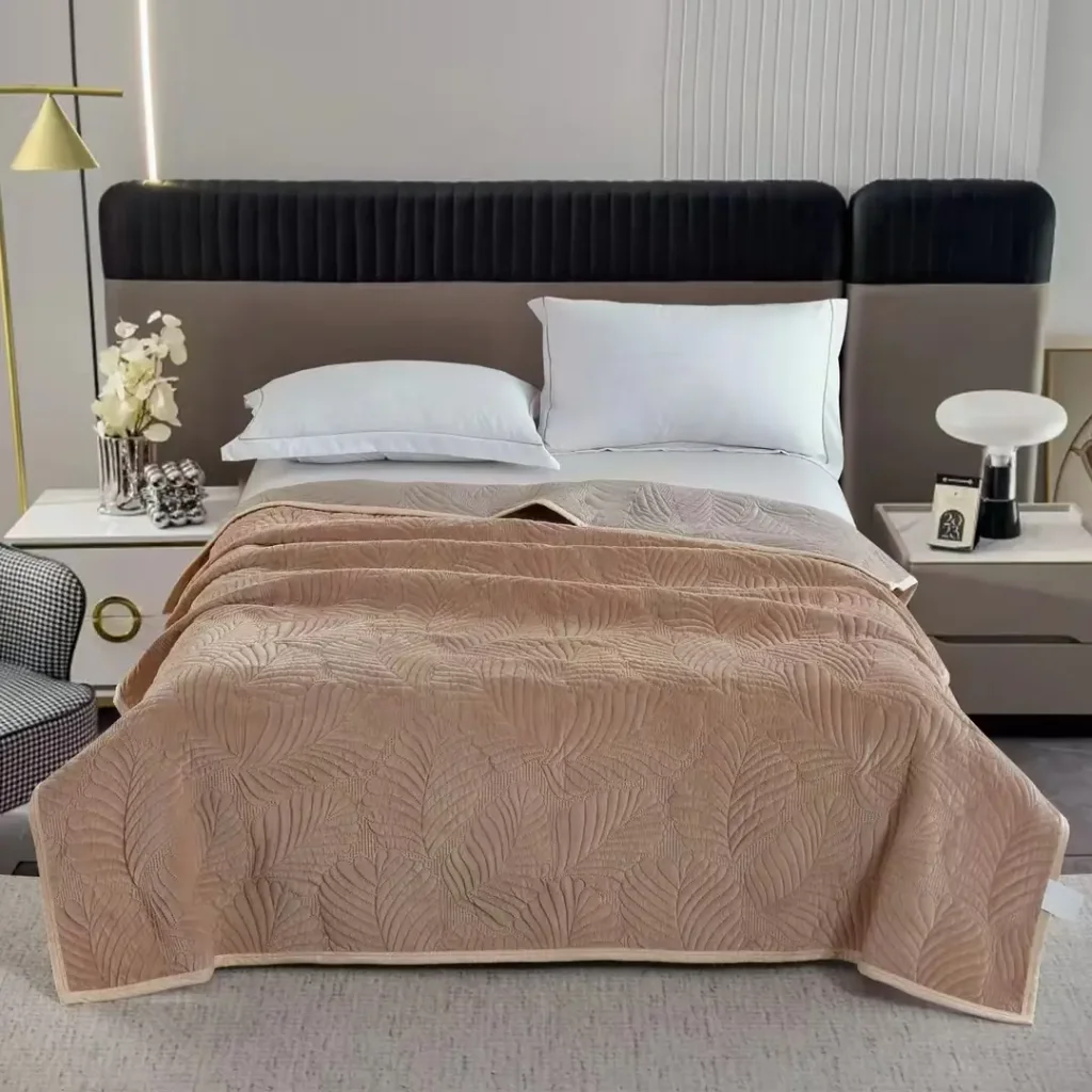 Покривало Soho 200х220 см Velvet Light Brown UA