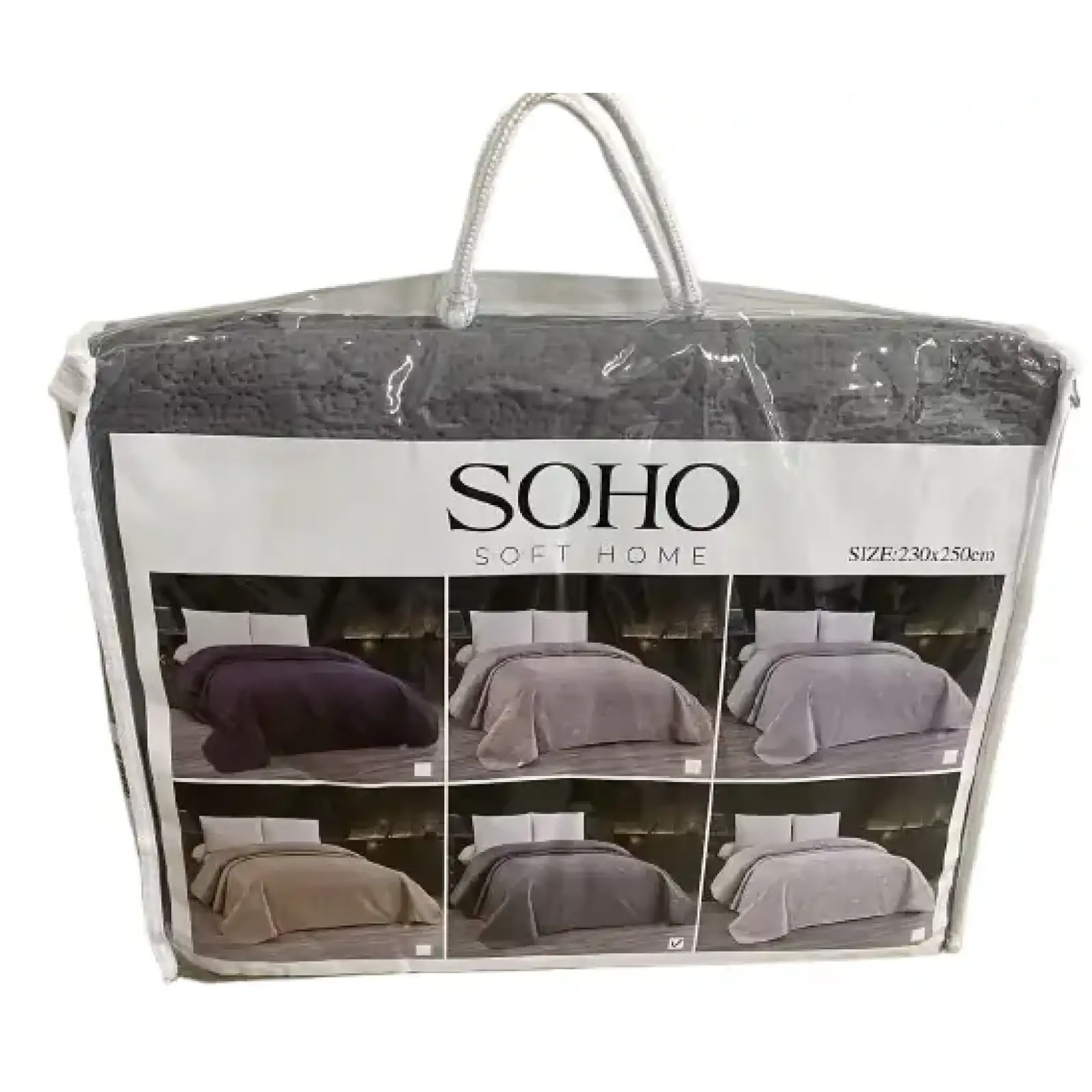Покрывало Soho 230х250 см Romance Graphite UA