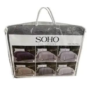Покрывало Soho 230х250 см Romance Graphite UA