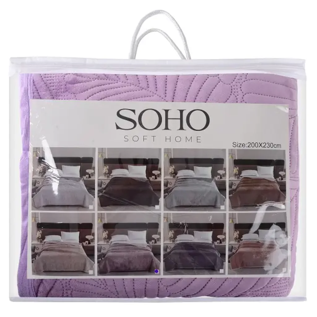 Покрывало Soho 200х220 см Velvet Powder UA