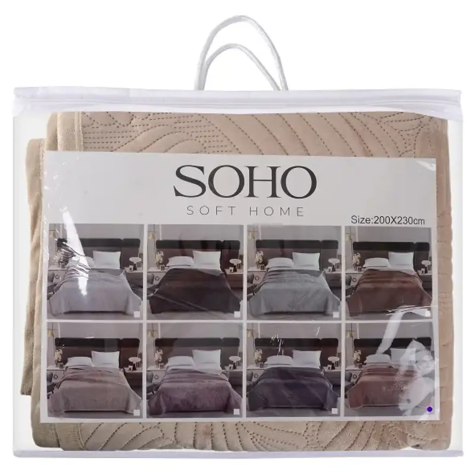 Покрывало Soho 200х220 см Velvet Cream UA