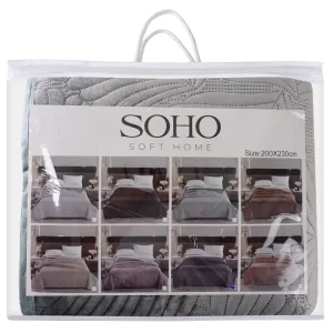 Покривало Soho 200х220 см Velvet Gray UA