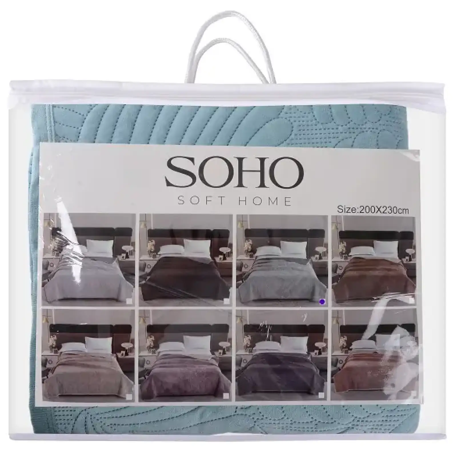 Покрывало Soho 200х220 см Velvet Turquoise UA