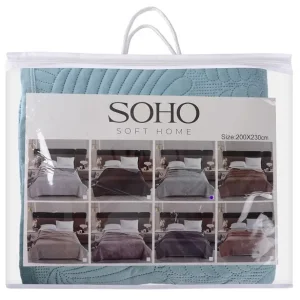 Покрывало Soho 200х220 см Velvet Turquoise UA