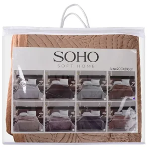 Покрывало Soho 200х220 см Velvet Brown UA