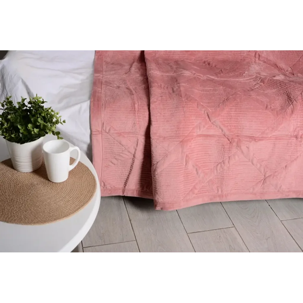 Покрывало Soho 200х230 см Velur Pink UA