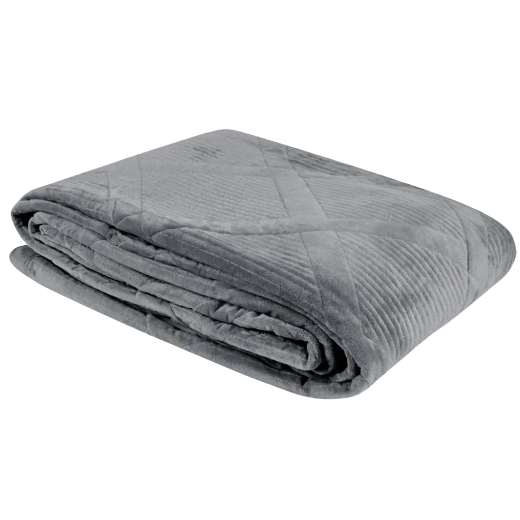 Покривало Soho 200х230 см Velur Gray UA