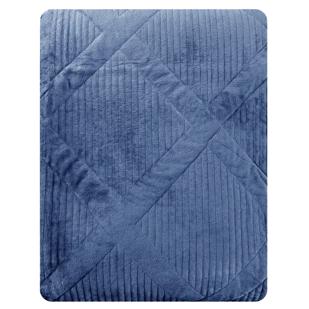 Покрывало Soho 200х230 см Velur Deep Blue UA
