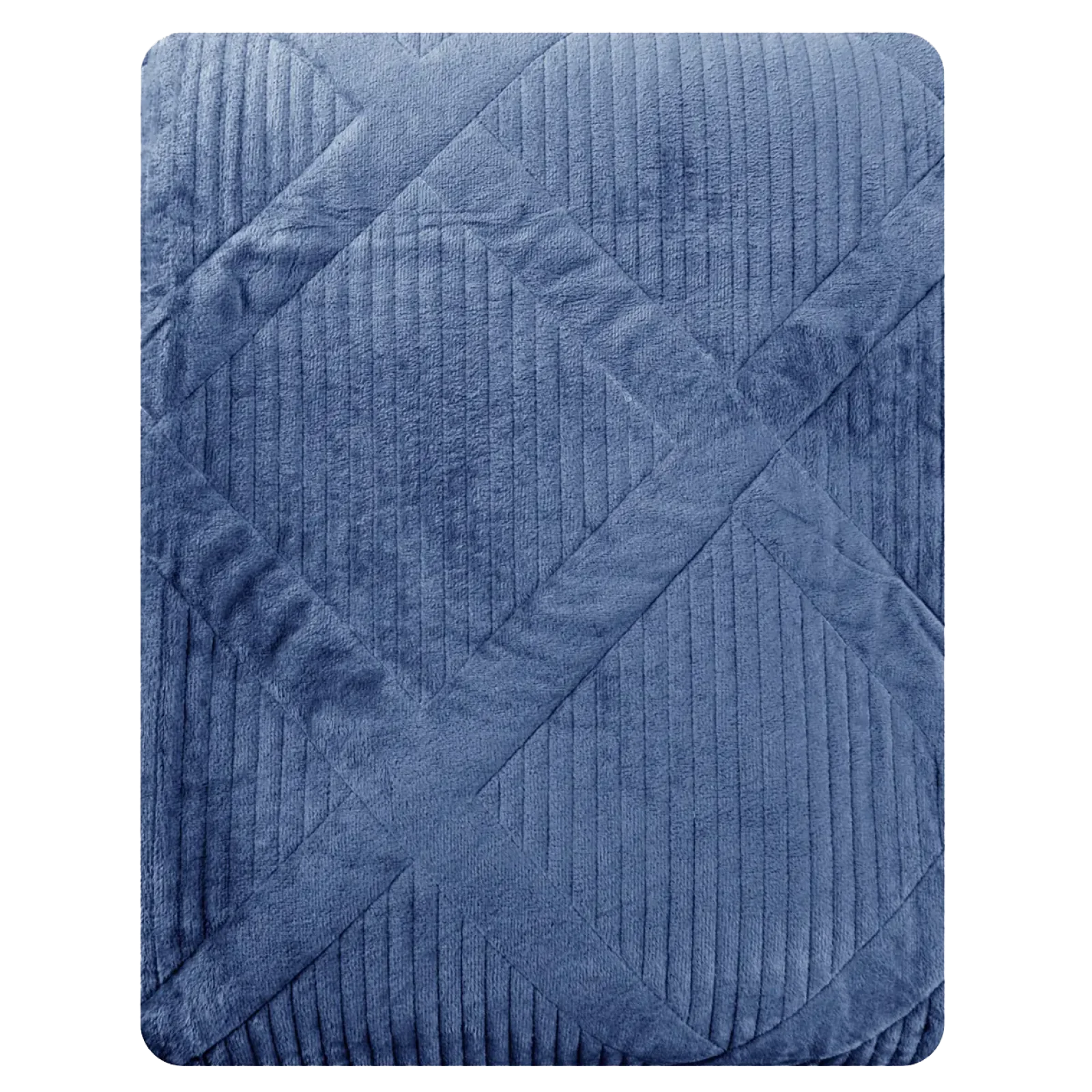 Покривало Soho 200х230 см Velur Deep Blue UA
