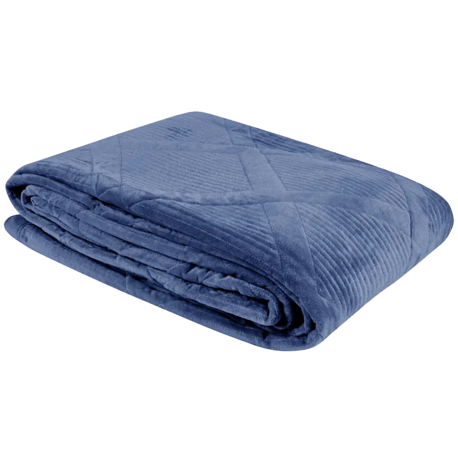 Покривало Soho 200х230 см Velur Deep Blue UA