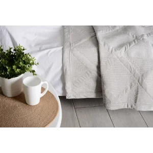 Покривало Soho 200х230 см Velur Silver UA