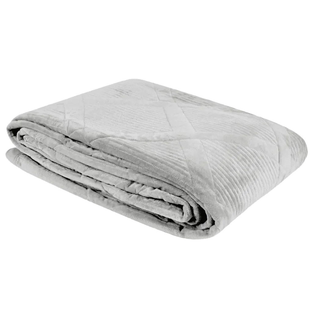 Покривало Soho 200х230 см Velur Silver UA