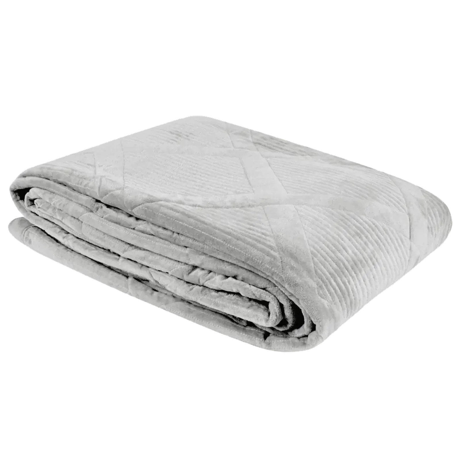 Покривало Soho 200х230 см Velur Silver UA