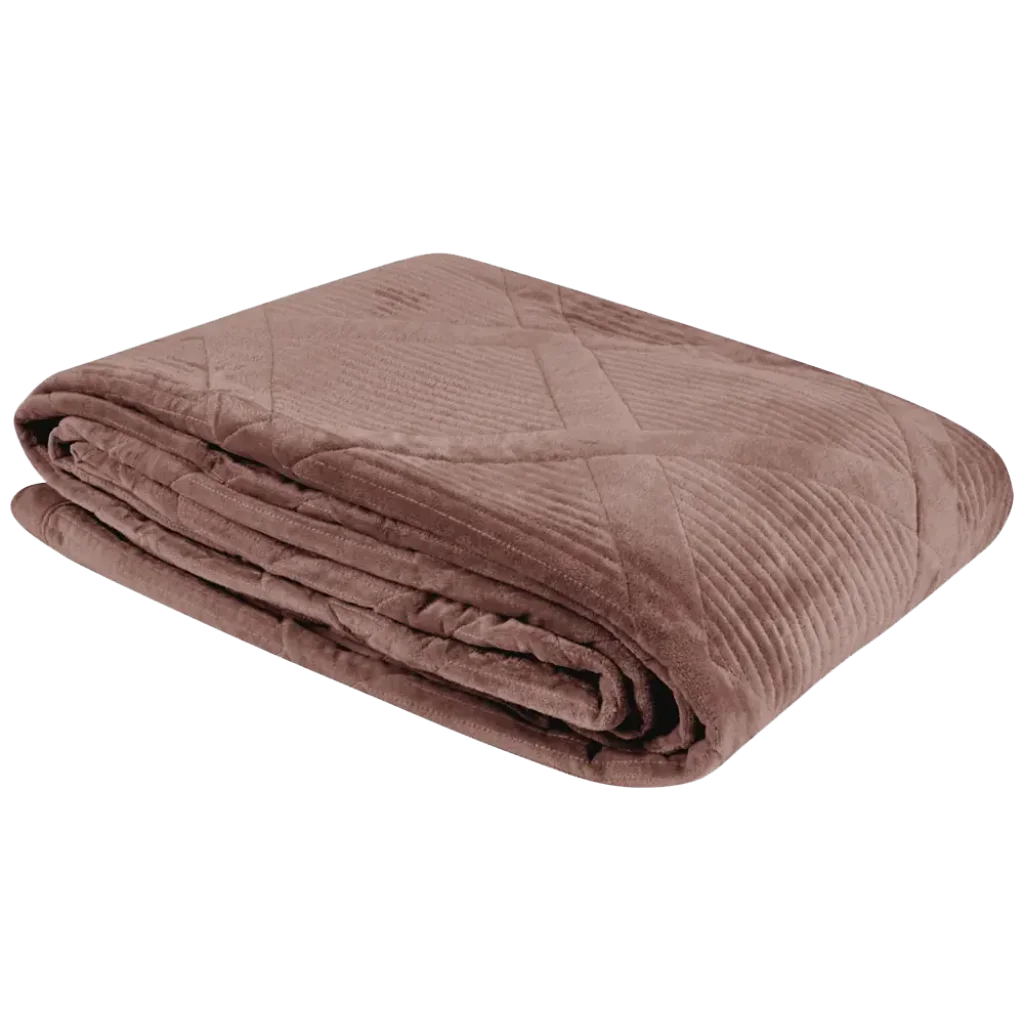 Покривало Soho 200х230 см Velur Cinnamon UA