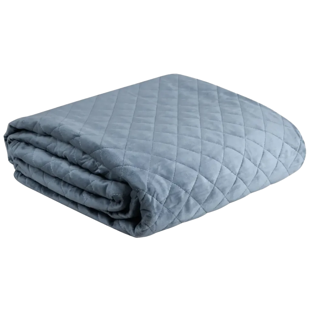 Покривало Soho 200х220 см Velvet Dutch Romb Azure UA