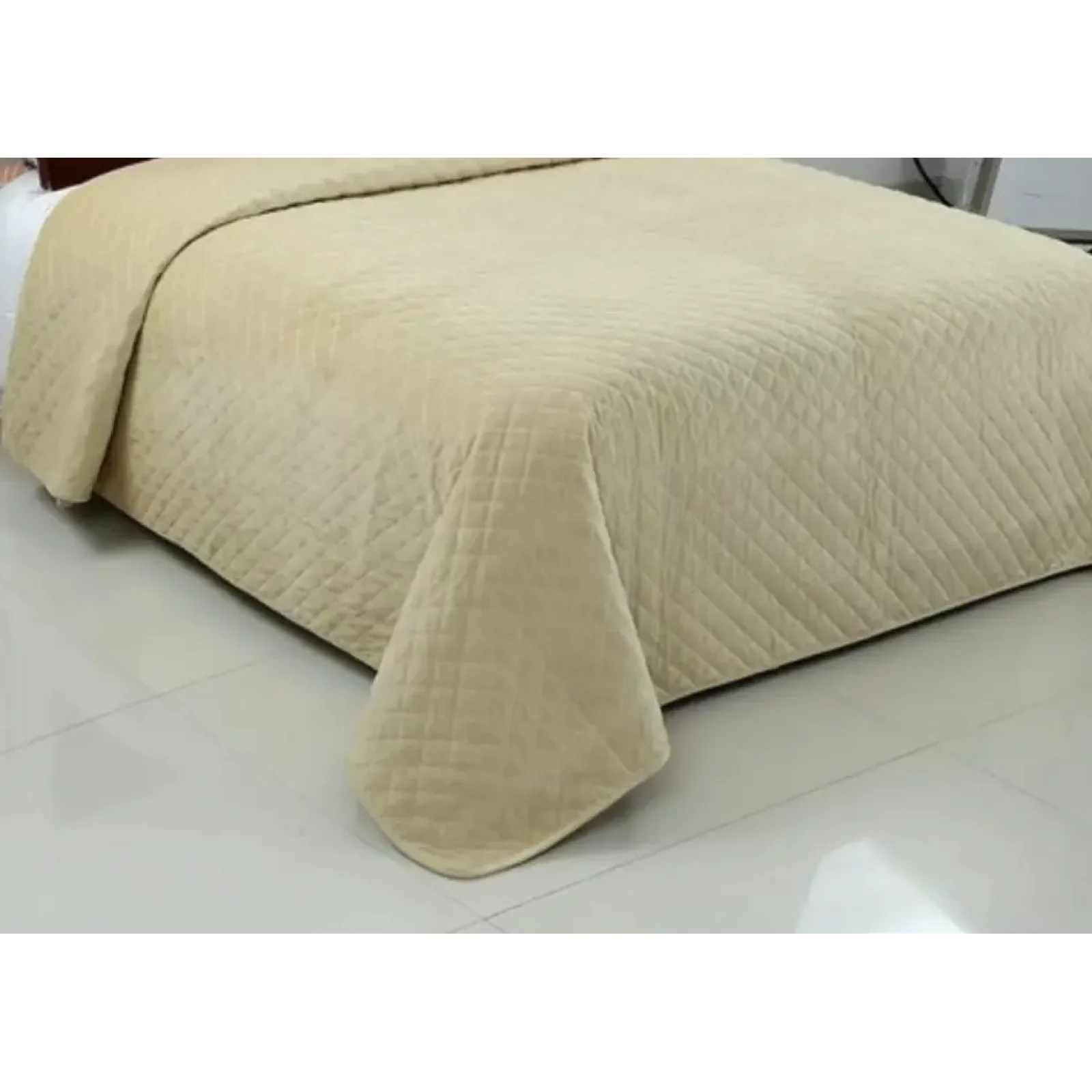 Покривало Soho 200х220 см Velvet Dutch Romb Cream UA