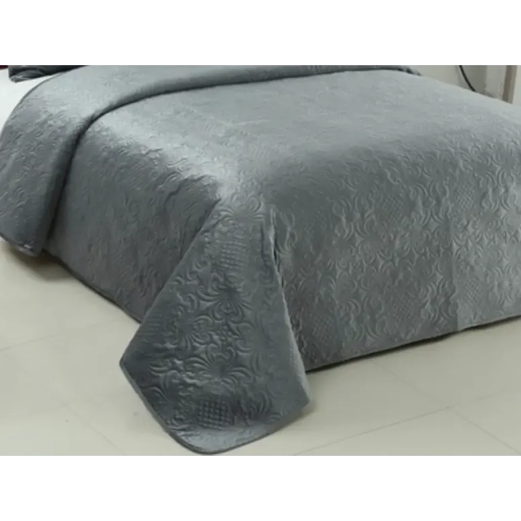 Покривало Soho 200х220 см Velvet Dutch Venzel Azure UA