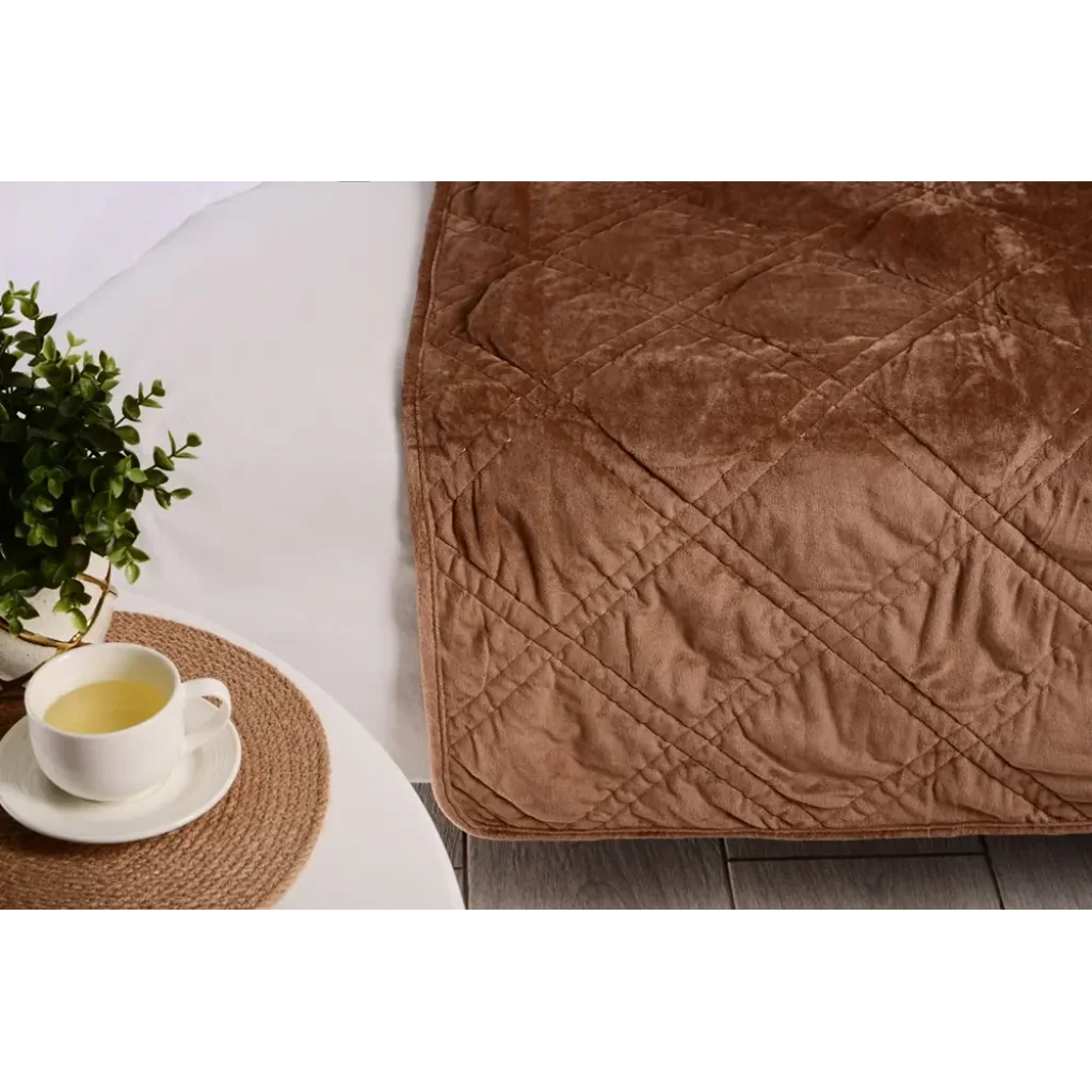 Покривало Soho 220x240 см VELVET Vip Romb Latte UA