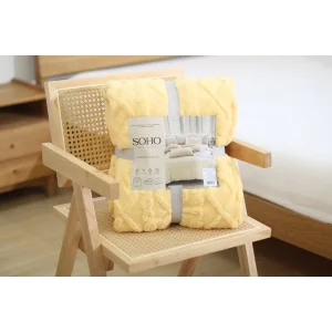 Набір текстилю Soho Ковдра 200х220 см + 2 наволочки 50х70 см Romance Cream UA