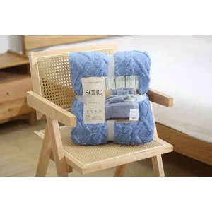 Набір текстилю Soho Ковдра 200х220 см + 2 наволочки 50х70 см Romance Blue UA